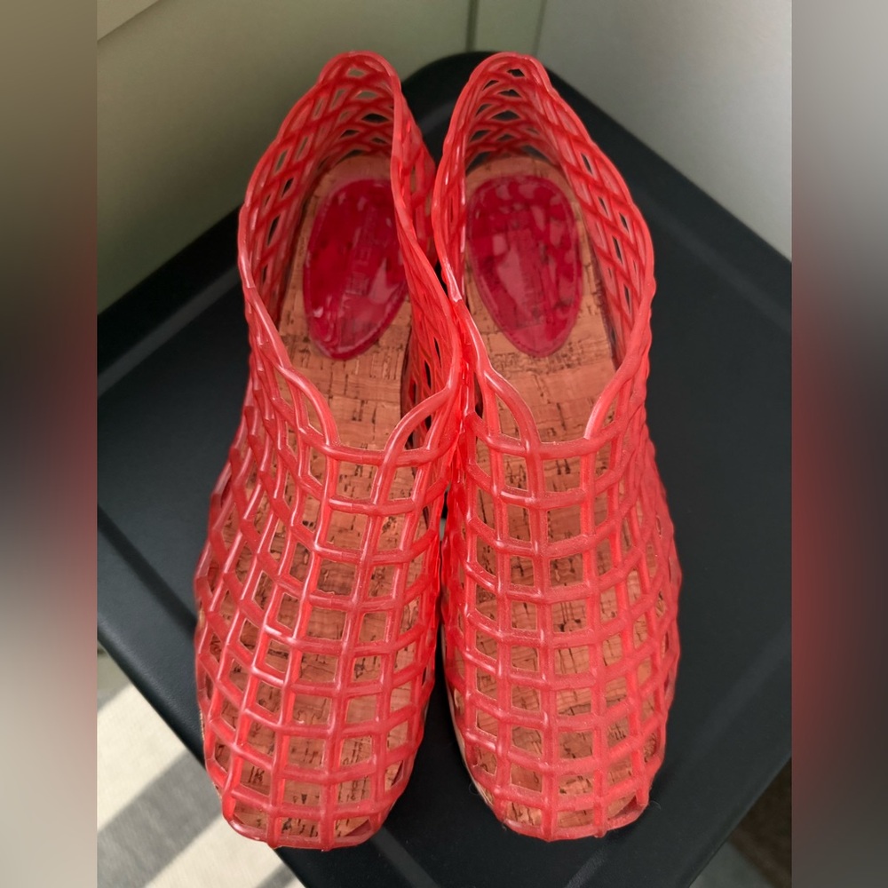 Women's Red jellies Slip-On Shoes
